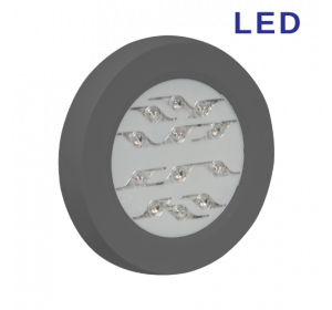 Projecteur gris piscine LED - Blanc