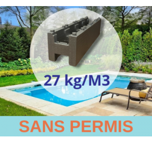 Kit construction piscine 4*2.5