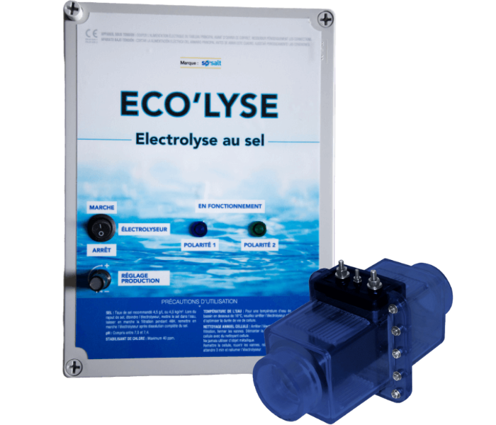 Électrolyseur au sel pour piscine So'Salt Eco'Lyse 40